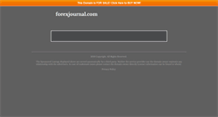 Desktop Screenshot of forexjournal.com
