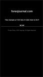 Mobile Screenshot of forexjournal.com